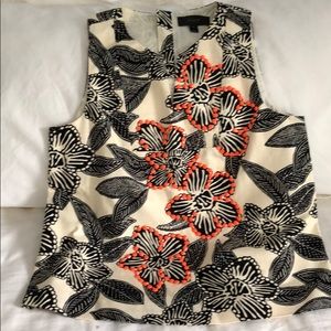 J. Crew sleeveless blouse